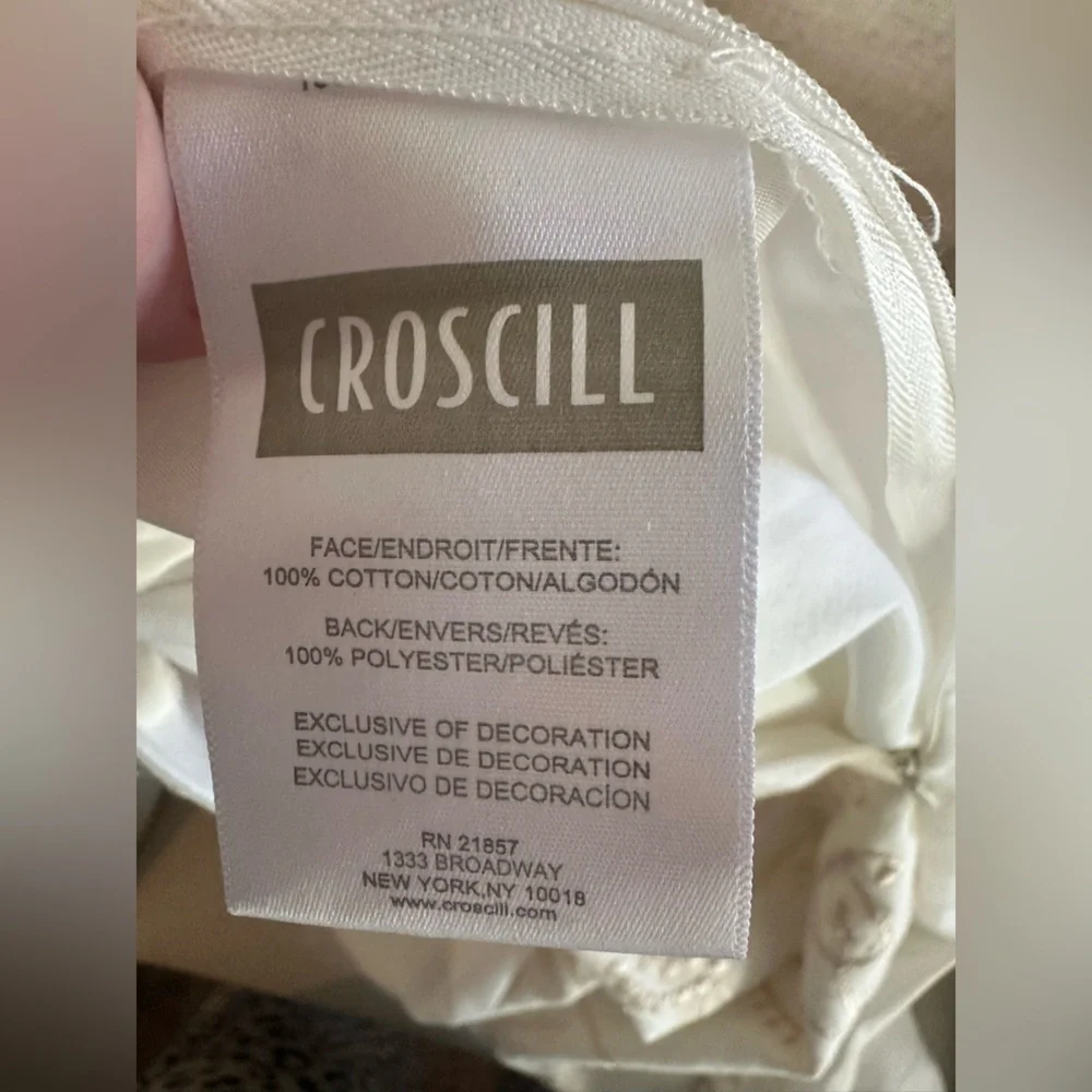 Croscill cela embroidered